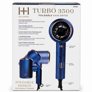 ANNIE Hot & Hotter Turbo 3500 Foldable Hair Dyer