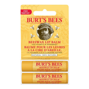 BURT'S BEES Lip Balm Beeswax 2Pk Blister