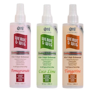 ON NATURAL Weave & Wig 4-In-1 Hair Enhancer Heat Protectant Detangler & Conditioner