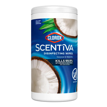CLOROX Scentiva Disinfecting Wipes (75ct)