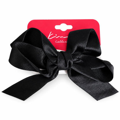 KIM & C Wide Ribbon Bow Hair Clip