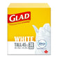 GLAD White Garbage Bag [Tall 45L]