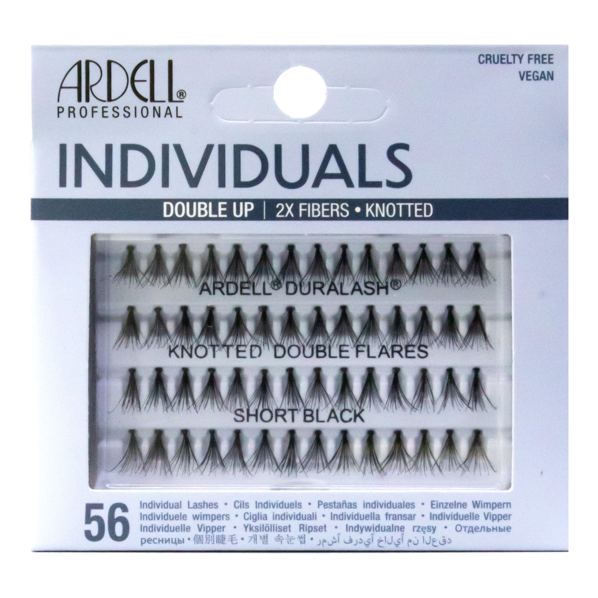 Ardell Individual Lashes packaging with lashes displayed on a white background