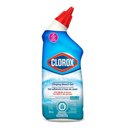 CLOROX Disinfecting Toilet Bowl Cleaner Clinging Bleach Gel (709ML)