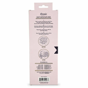 ANNIE Silky Satin Flexi Rod (10inch) - 3/4" Diameter 5ct