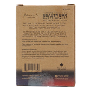 Kim & C Kojic Acid and Turmeric Beauty Bar (5.5oz/156g)