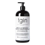 Tgin Miracle Repair protective leave-in conditioner bottle on a white background