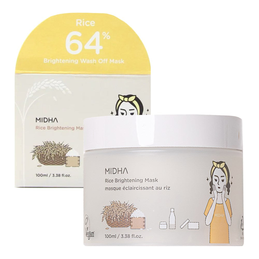 MIDHA Rice Brightening Mask (3.38oz)