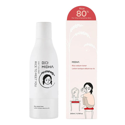 MIDHA Rice Sebum Toner (6.76oz)