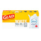GLAD White Garbage Bag [Tall 45L]