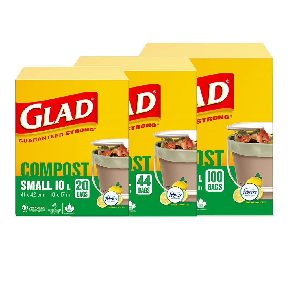 GLAD Compostable Bag [Small 10L]