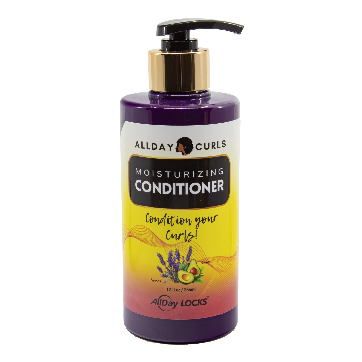 ALLDAY CURLS Moisturizing Conditioner (12oz)