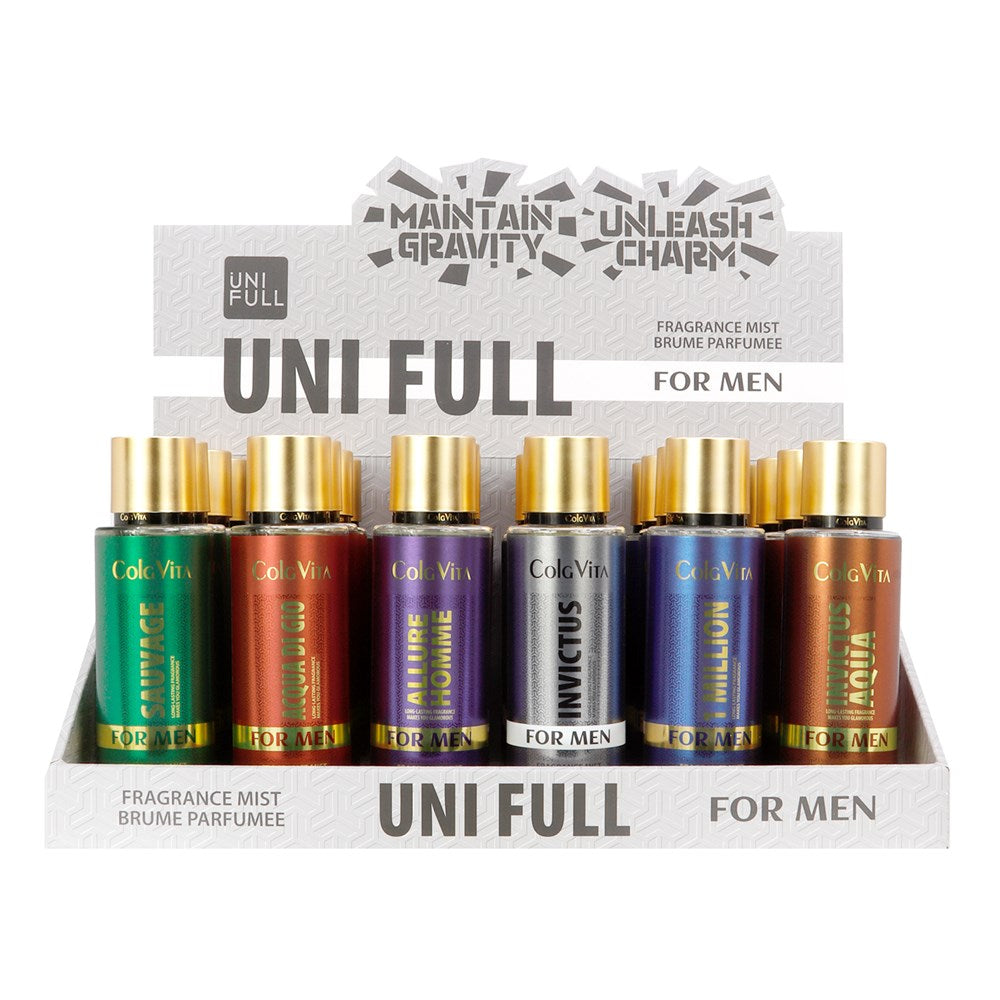 COLG VITA Fragrance Mist For Men (250ml, 6 Flavors � 4 Each)