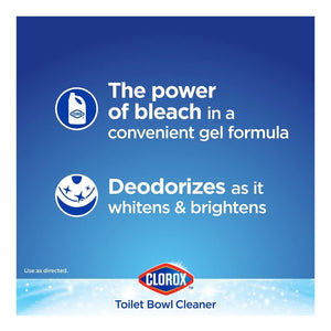 CLOROX Disinfecting Toilet Bowl Cleaner Clinging Bleach Gel (709ML)
