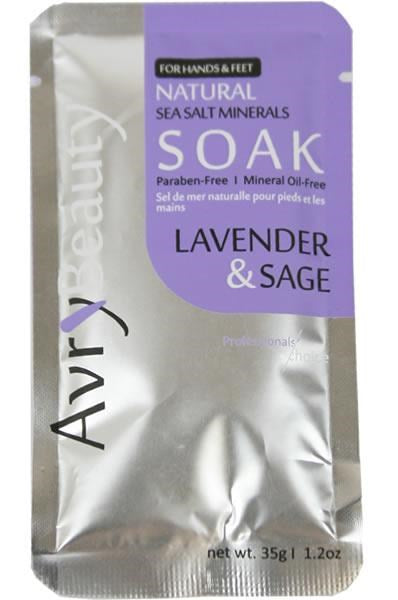 AVRY BEAUTY Hand & Foot Sea Salt Soak [Lavender & Sage]