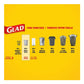 GLAD White Garbage Bag [Small 25L]