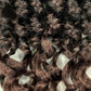 CLIMAX PRE-LOOPED CROCHET BRAID-Double Deep Corkscrew 18 Inch