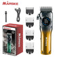 Marske hair trimmer set with packaging, attachments, and cable on a white background