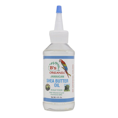 B'S ORGANIC Jamaican  Shea Butter Oil (4oz)