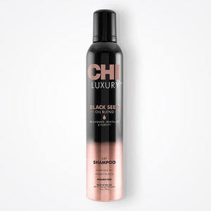 CHI Luxury Black Seed Oil Blend dry shampoo bottle on a white background
