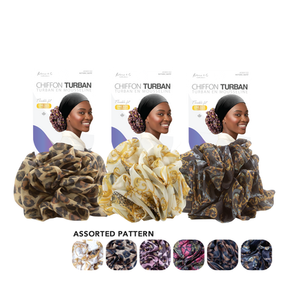 Kim & C Premium chiffon Turban