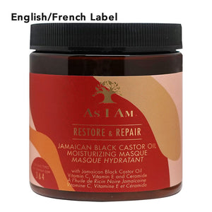 AS I AM Jamaican Black Castor Oil Moisturizing Masque (8oz)