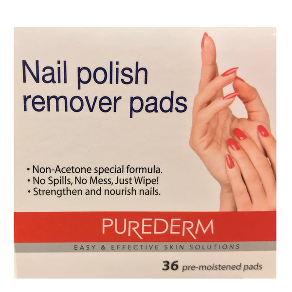 PUREDERM Nail Polish Remover Pads (36 Pads)