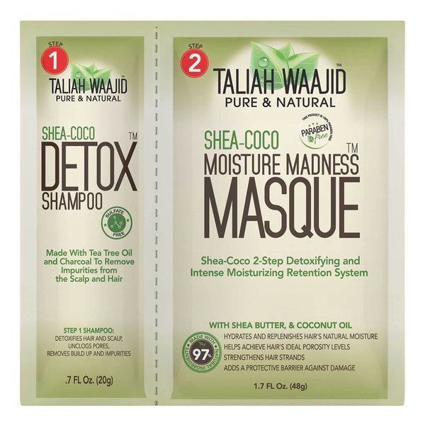 TALIAH WAAJID Shea-Coco Detox Shampoo & Moisture Madness Masque Packettes