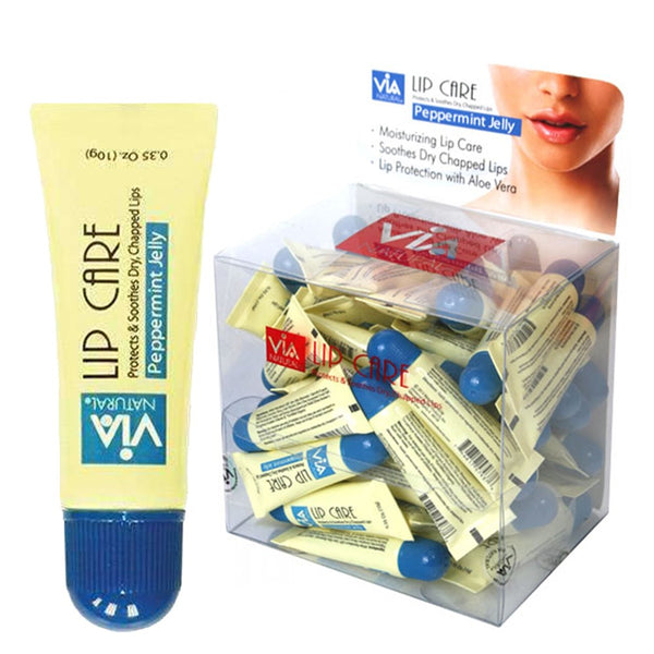 VIA NATURAL Lip Care Tube [Peppermint Jelly]