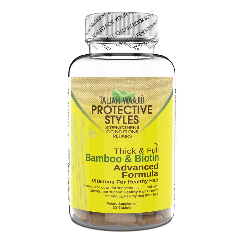 TALIAH WAAJID Protective Styles Bamboo Biotin Vitamins [60tablets]