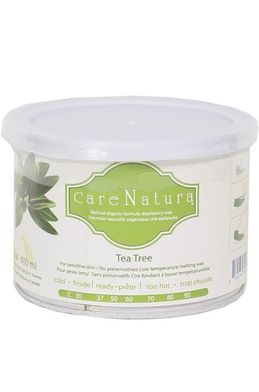 CARE NATURA  Natural Organic Depilatory Wax [Tea Tree] (14oz)