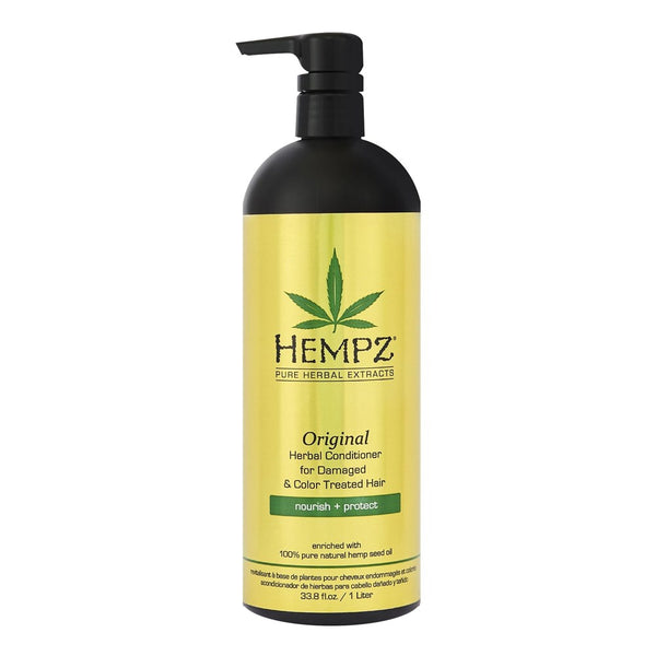 HEMPZ Original Herbal Conditioner for Damaged & Color Treated Hair (33.8oz)