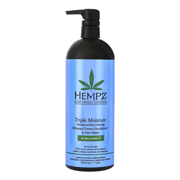 HEMPZ Triple Moisture Herbal Whipped Creme Conditioner & Hair Mask (33.8oz)