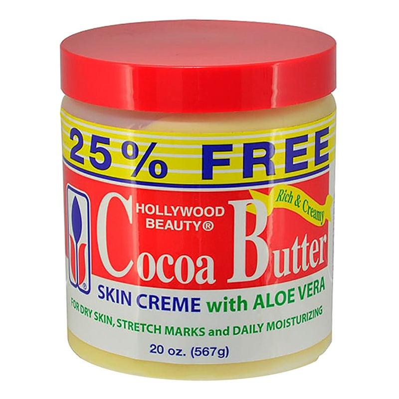 HOLLYWOOD BEAUTY Cocoa Butter Creme with Aloe Vera (20oz)