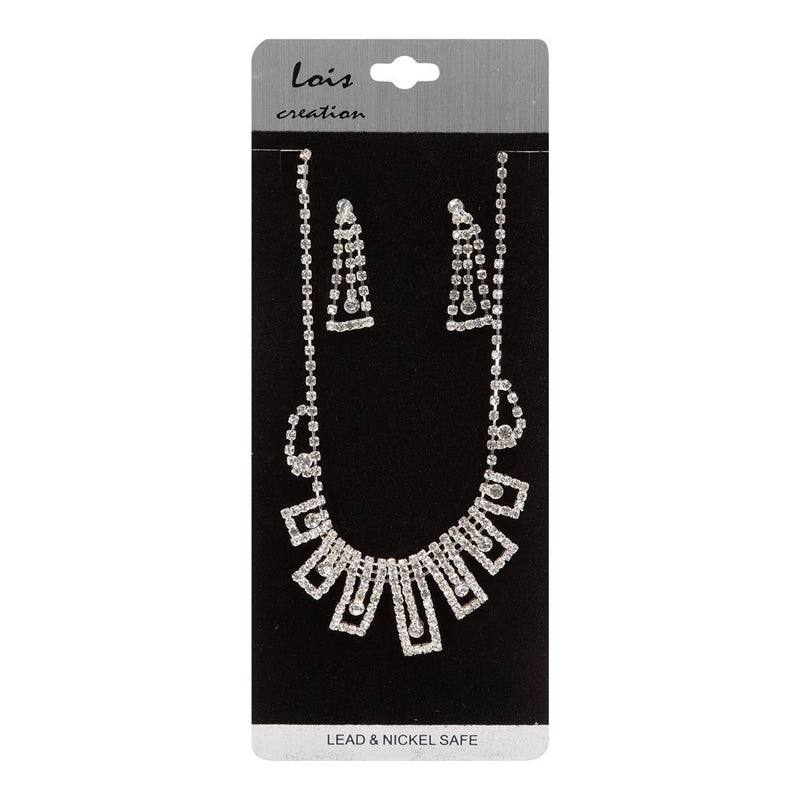 Kim & C Cubic Necklace & Earring Set