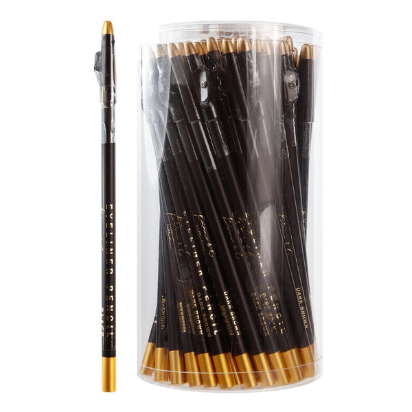 KIM & C Lip & Eyeliner Pencil W/Sharpener [72pcs/ Jar Sale Only]