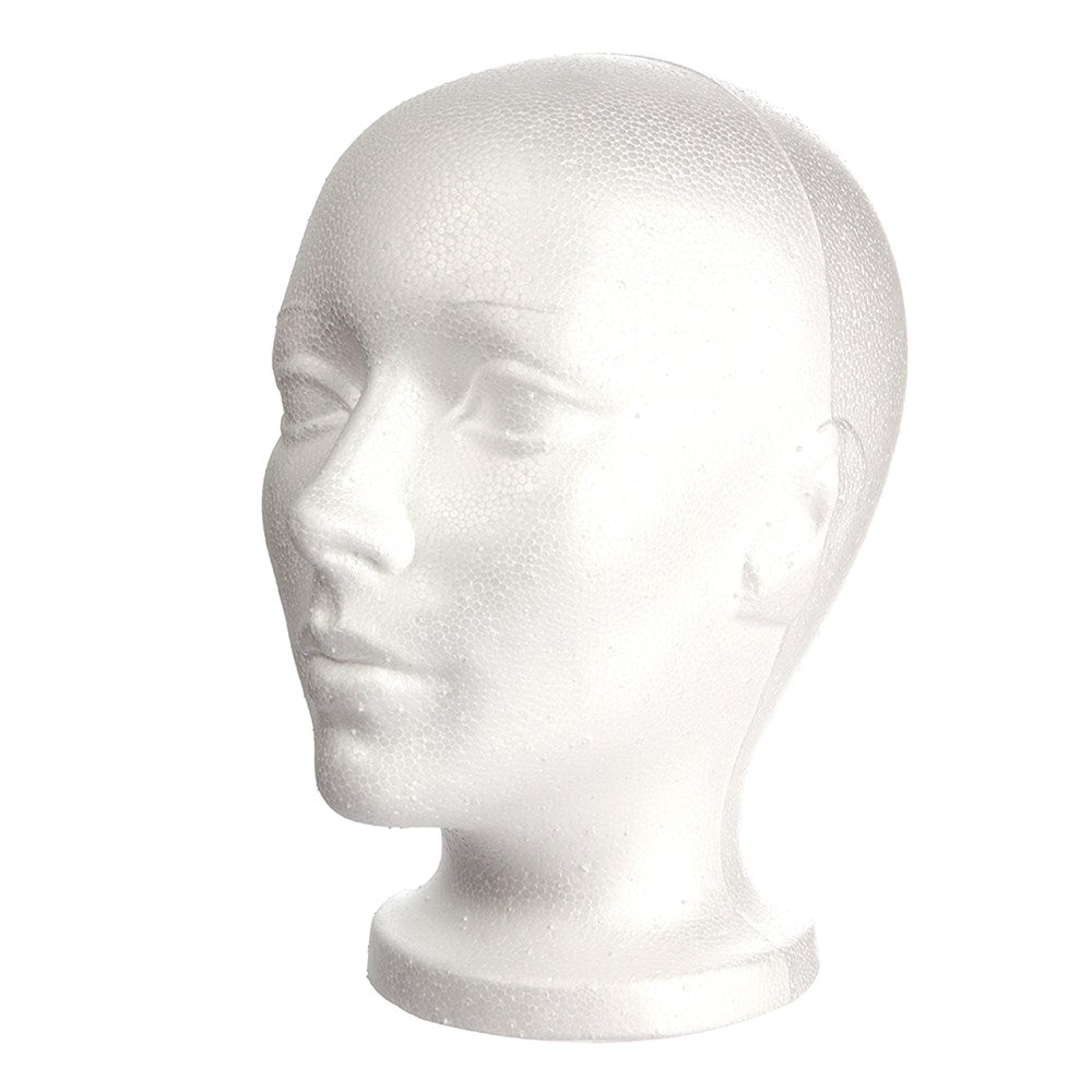 Short Neck Styrofoam Wig Head