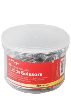 MAGIC COLLECTION Cuticle Scissors [48pc/Jar] #NC509 [Jar]