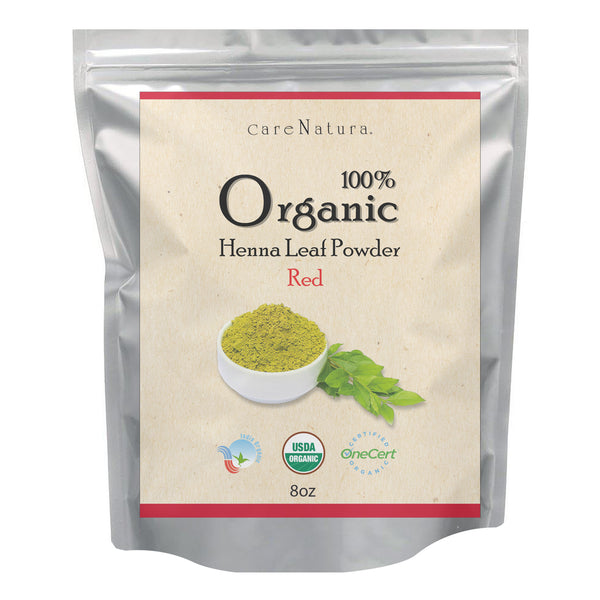 CARE NATURA  100% Organic Henna Leaf Powder [Red]