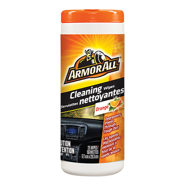 ARMOR ALL Orange Cleaning Wipes (25 wipes)