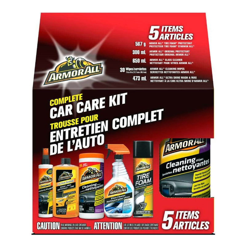 ARMOR ALL 5pcs Complete Car Care Kit -Discontinued