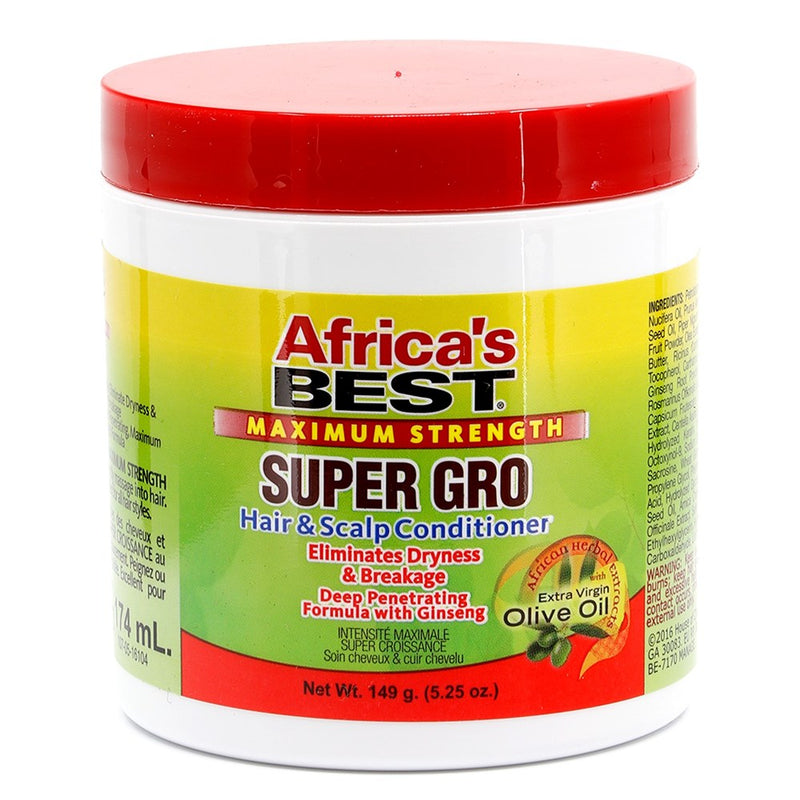 AFRICA'S BEST Maximum Strength Super Gro Hair & Scalp Conditioner (5.25oz)