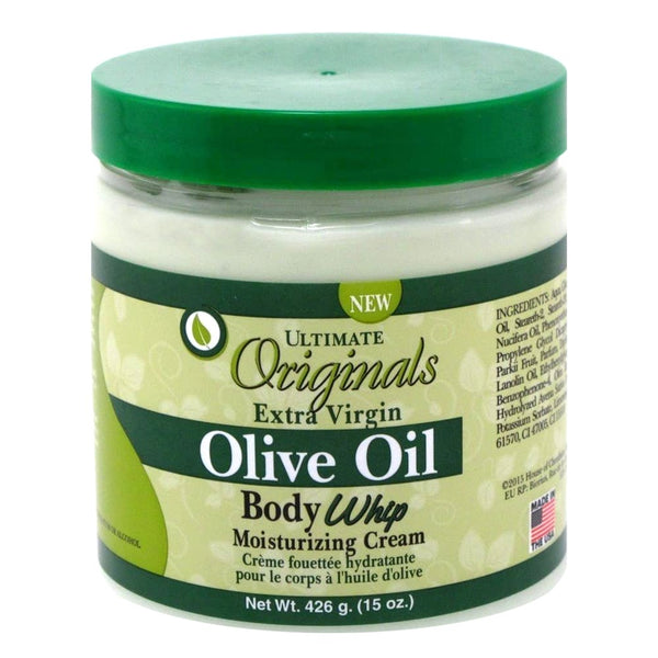AFRICA'S BEST Ultimate Originals Olive Oil Body Whip Moist. Cream (15oz)