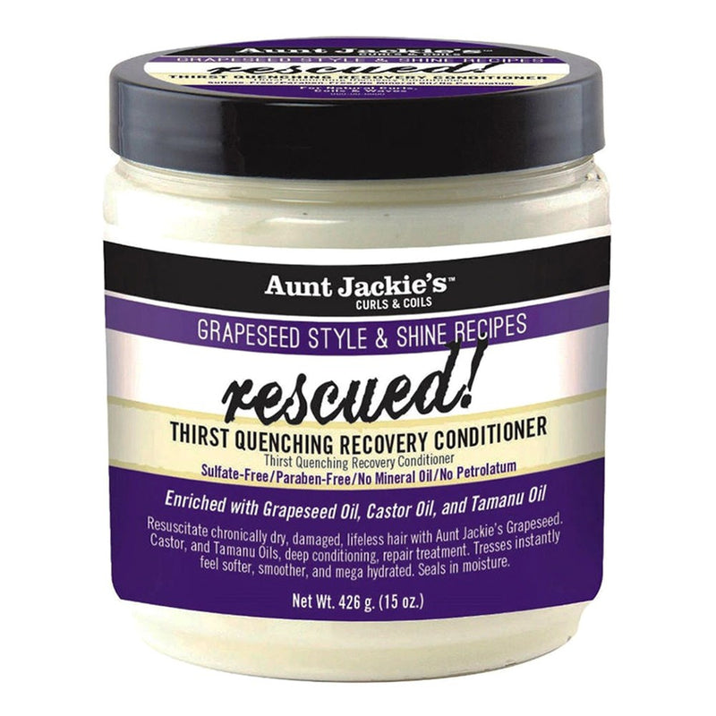 AUNT JACKIE'S Grapeseed Rescued Thirst Quenching Recovery Conditioner (15oz)