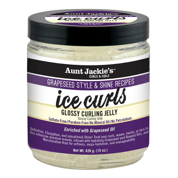 AUNT JACKIE'S Grapeseed Ice Curls Glossy Curling Jelly (15oz)