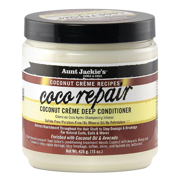 AUNT JACKIE'S Coco Repair Coconut Cream Deep Conditioner (15oz)