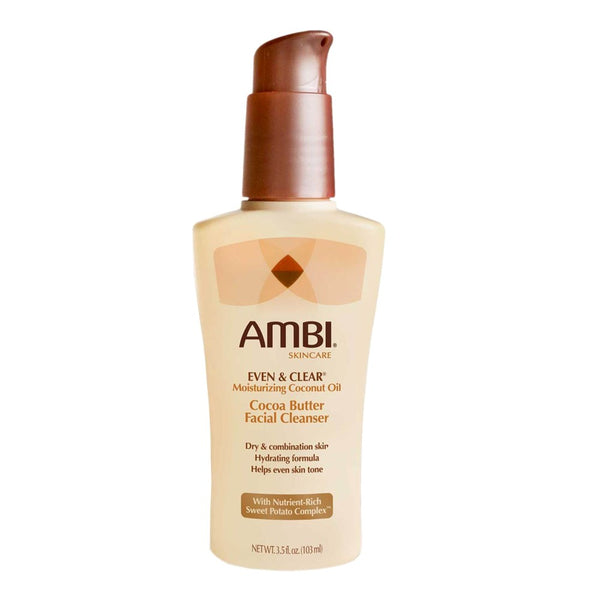 AMBI Even & Clear Cocoa Butter Facial Cleanser (3.5oz)