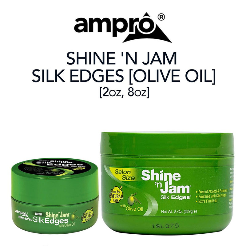 AMPRO Shine 'n Jam Silk Edges [Olive Oil]
