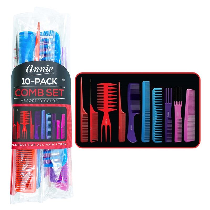 ANNIE Professional Comb Set (10pcs)