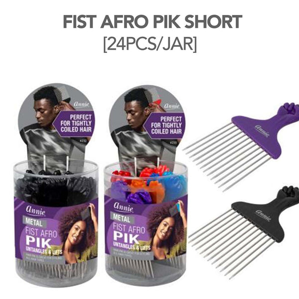 ANNIE Fist Afro Pik Short (24pcs/jar)